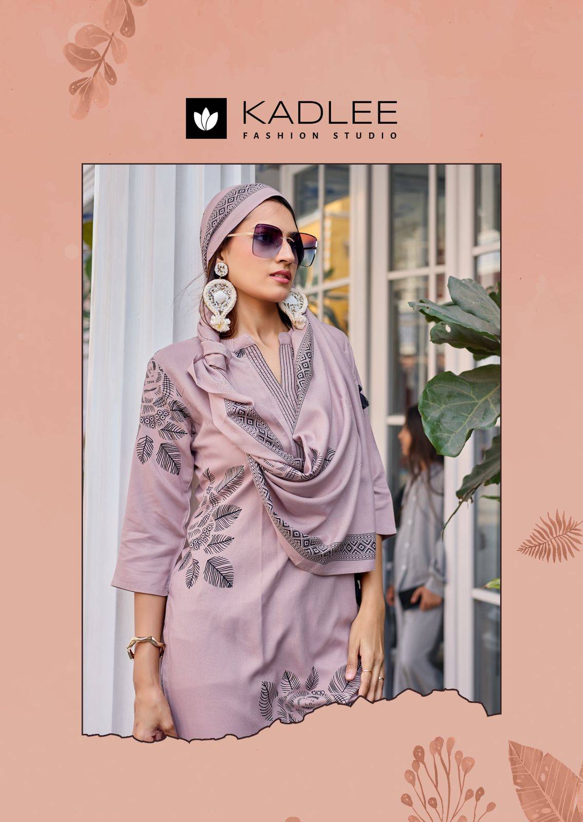 Kasturam By Kadlee 3001 To  3006 Series Beautiful Festive Suits Colourful Rayon print Stitched dresses At Wholesale Price